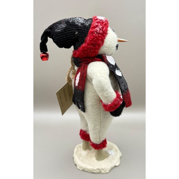 Vintage Cody Foster Primitive Snowman ESC Trading Rustic Folk Art 2002 9 Inch - Picture 5 of 8